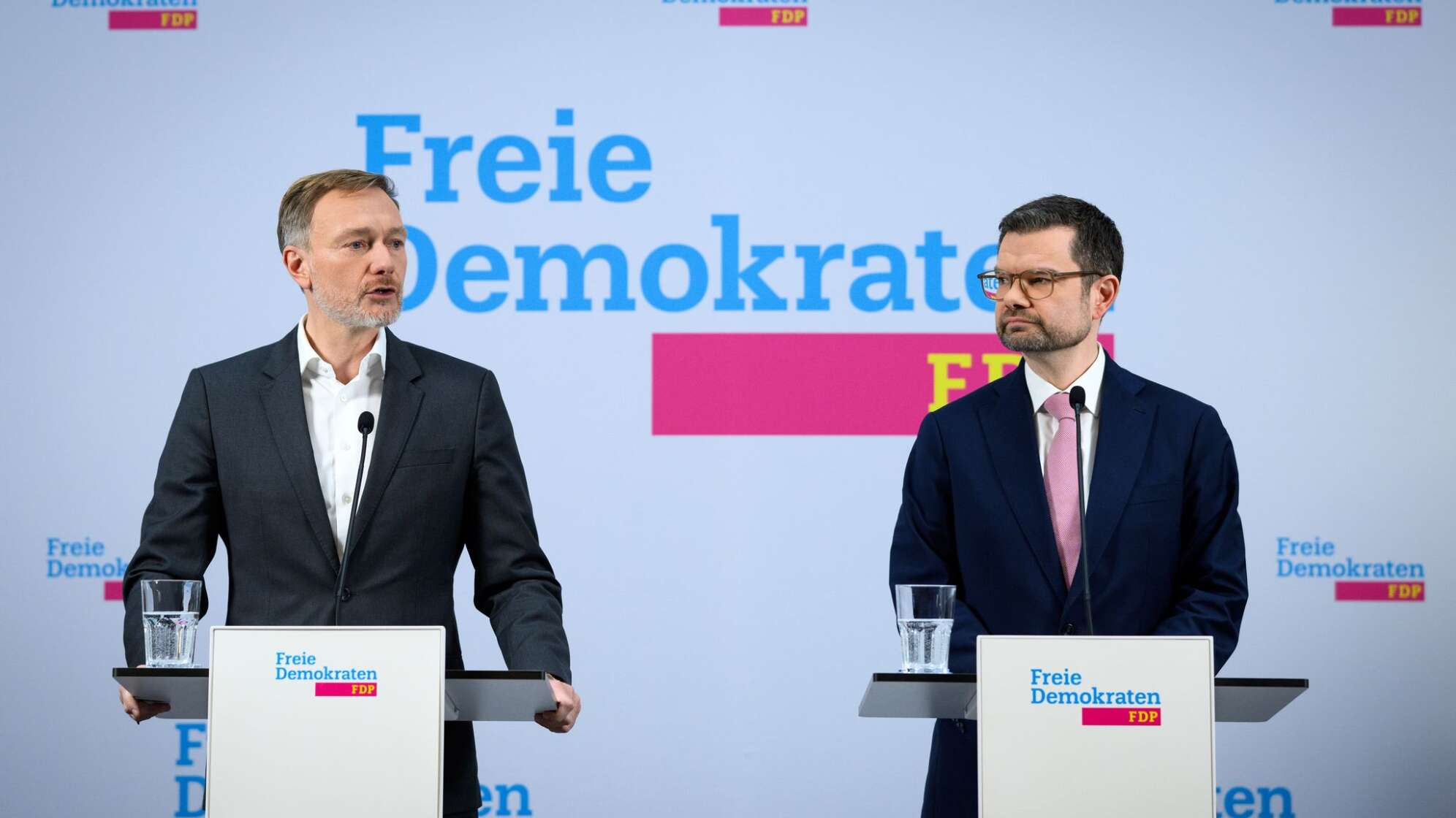 Pressekonferenz nach Gremiensitzungen der FDP