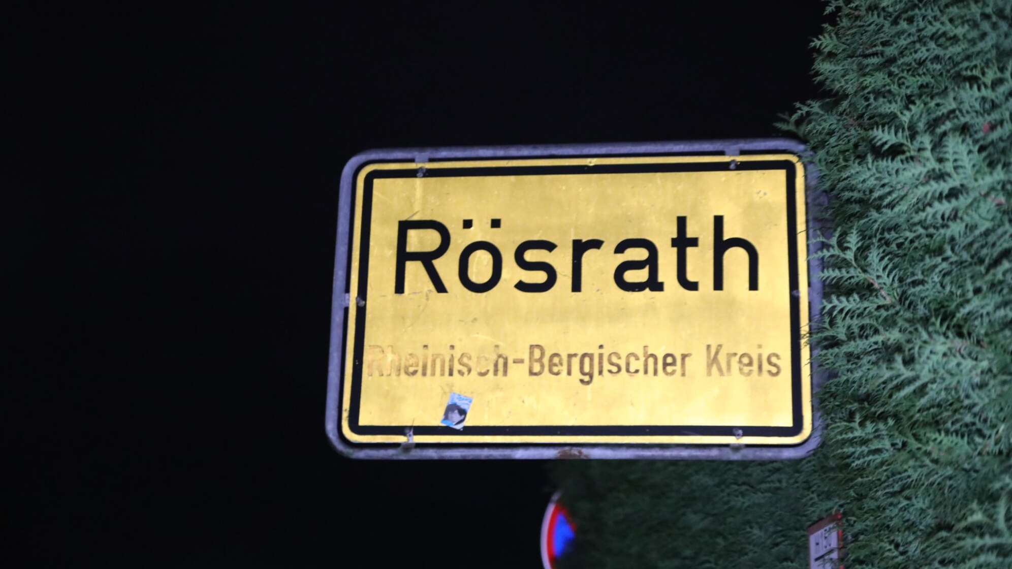 Ortseingangsschild Rösrath