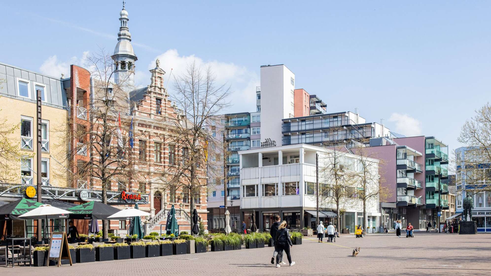 Die Innenstadt der niederländischen Stadt Kerkrade