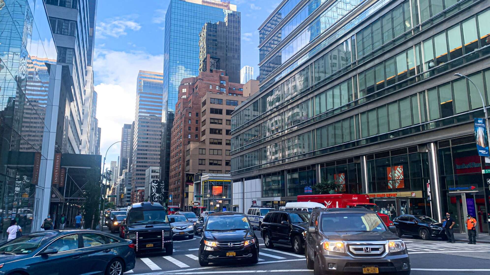 Straßenverkehr in New York