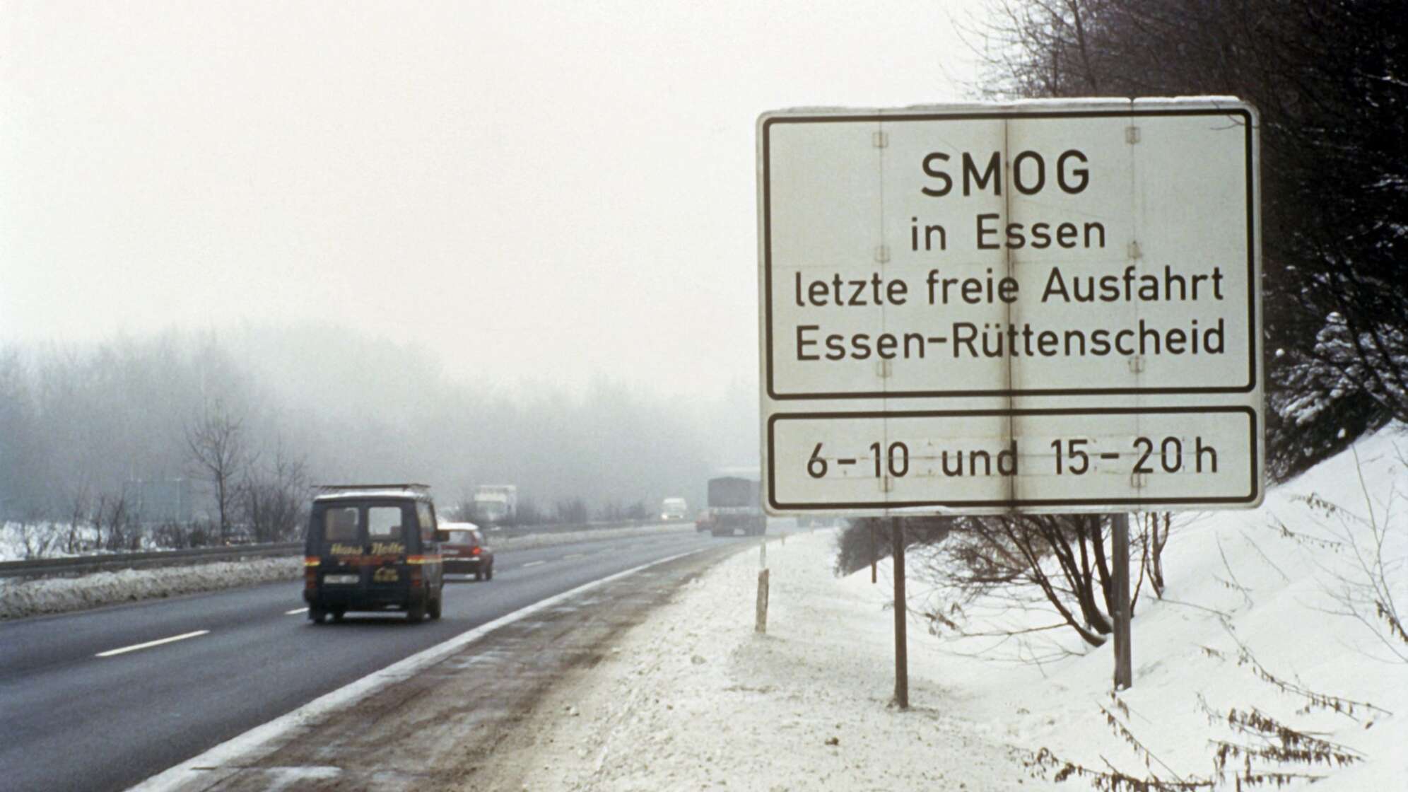 Smog-Alarm im Ruhrgebiet im Jahr 1985