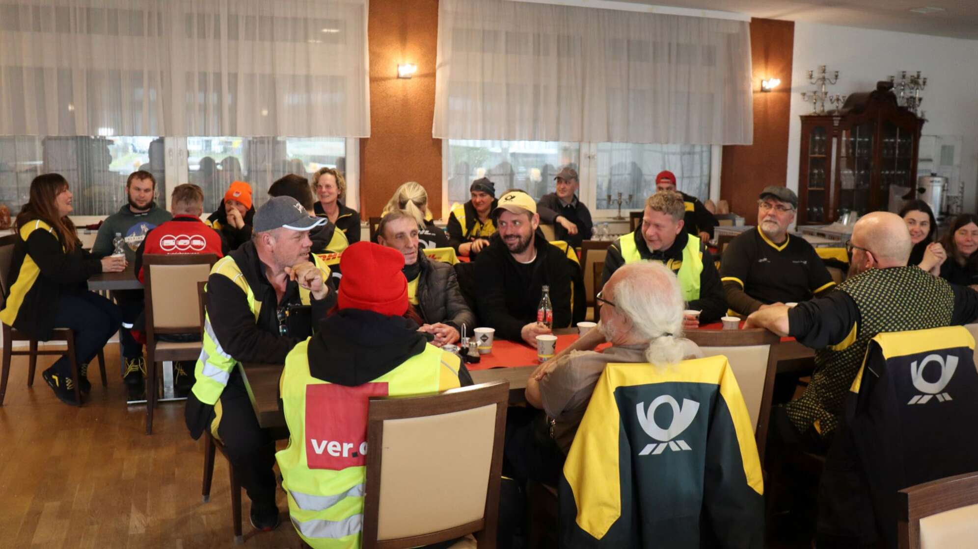 Warnstreik bei der Deutschen Post - Mannheim
