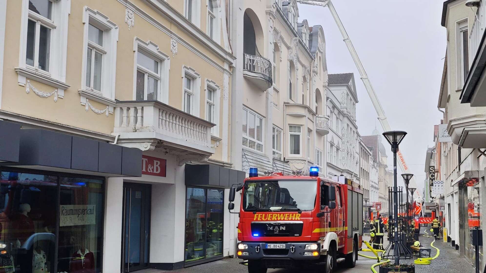 Brand in Bad Oeynhausen