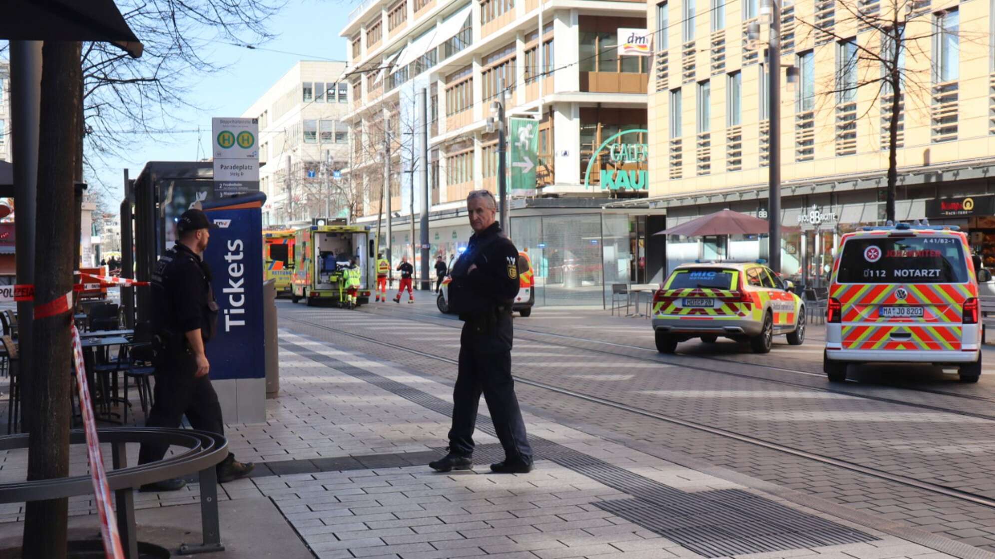 Polizeieinsatz in Mannheim
