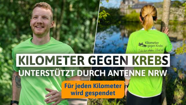 ANTENNE NRW unterstützt Kilometer gegen Krebs