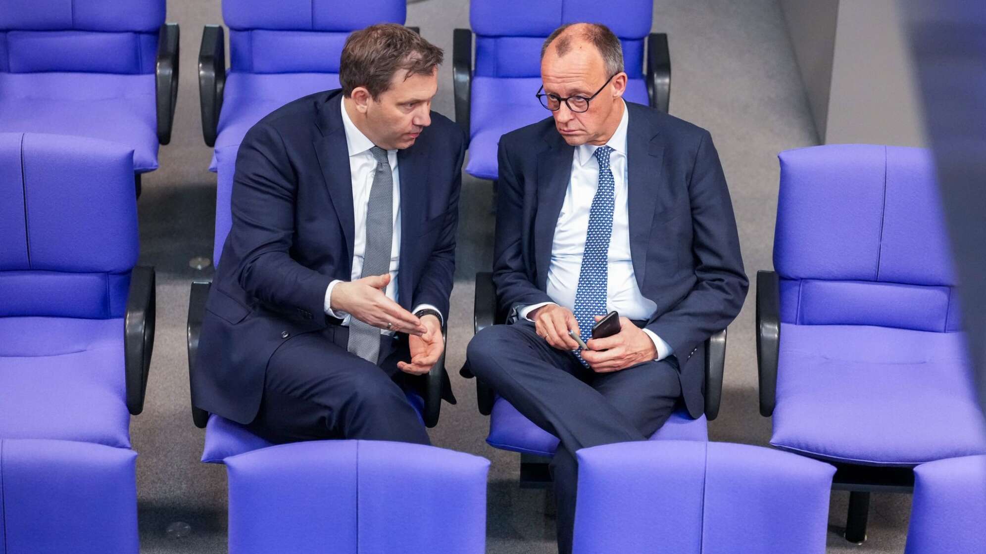 Lars Klingbeil und Friedrich Merz