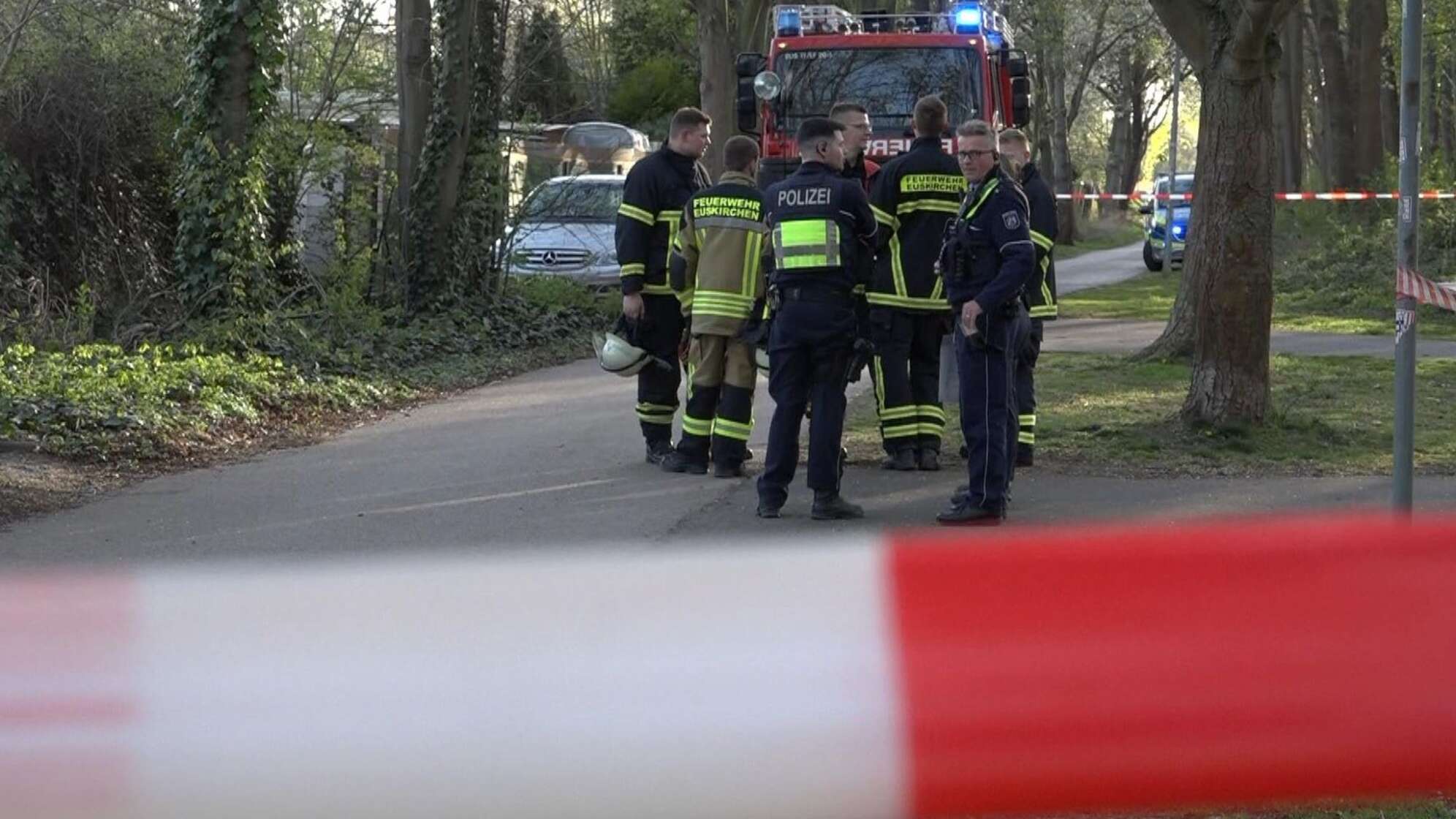 Detonation in Gartenlaube in Euskirchen