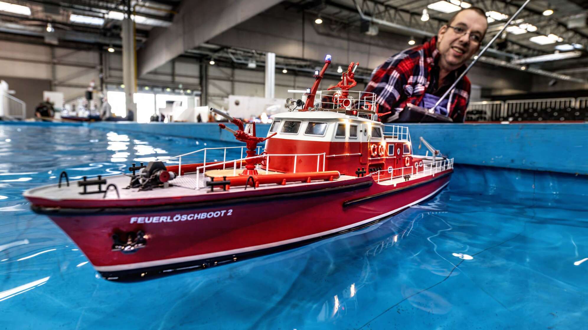 Vor Beginn der Modellbaumesse INTERMODELLBAU