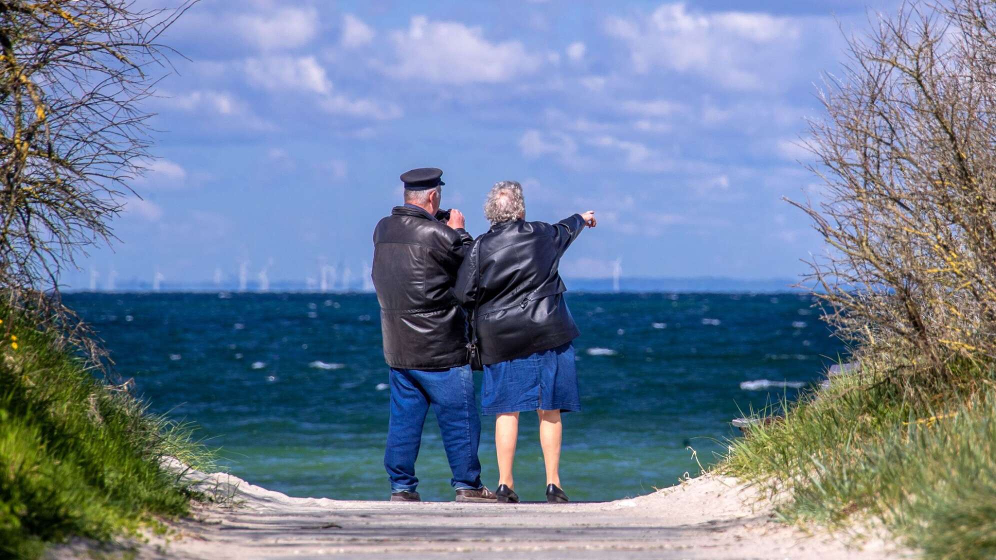 Rentner am Meer