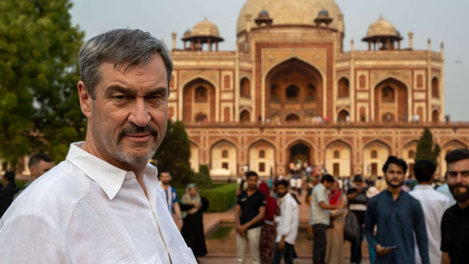 Bayerischer Ministerpräsident Söder besucht Indien