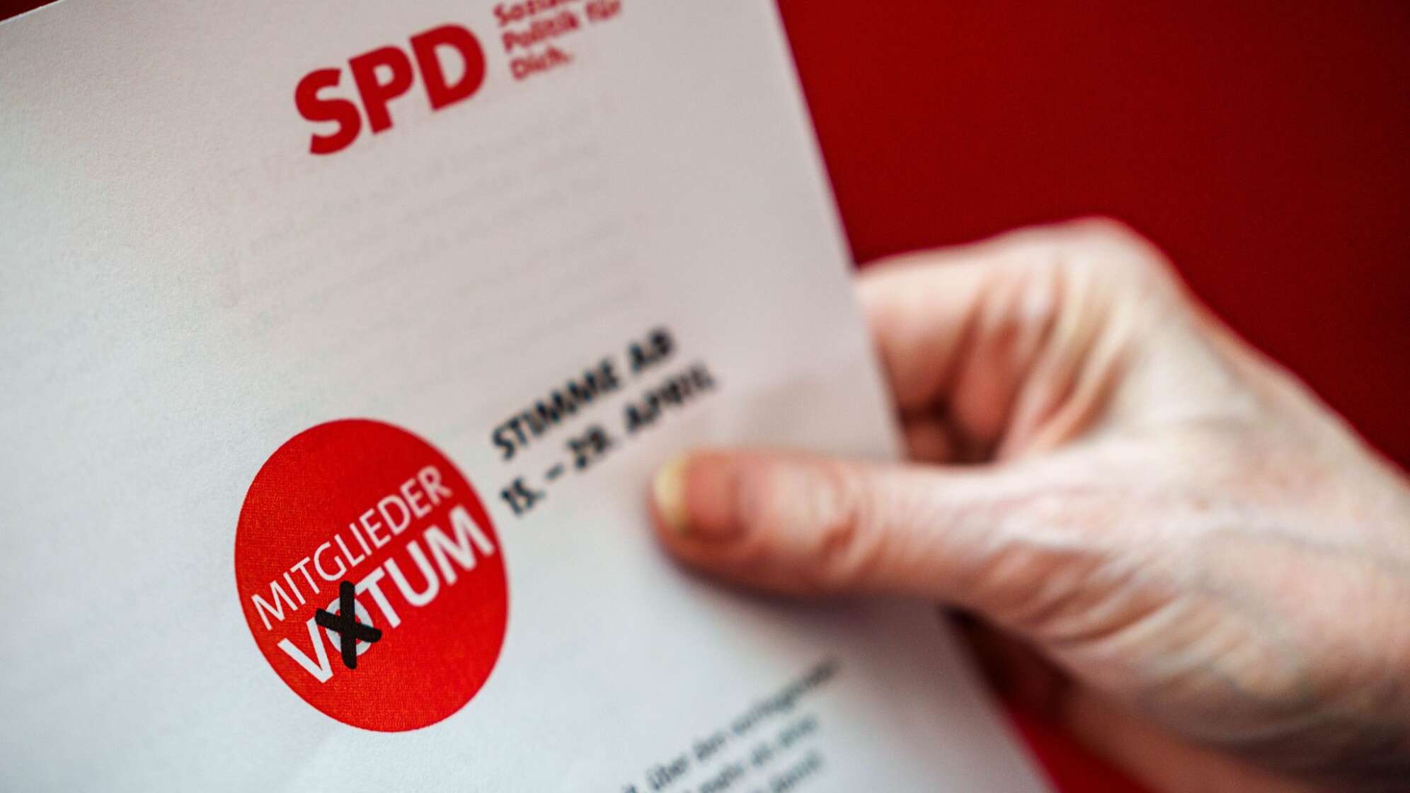 Mitgliedervotum der SPD zum Koalitionsvertrag startet