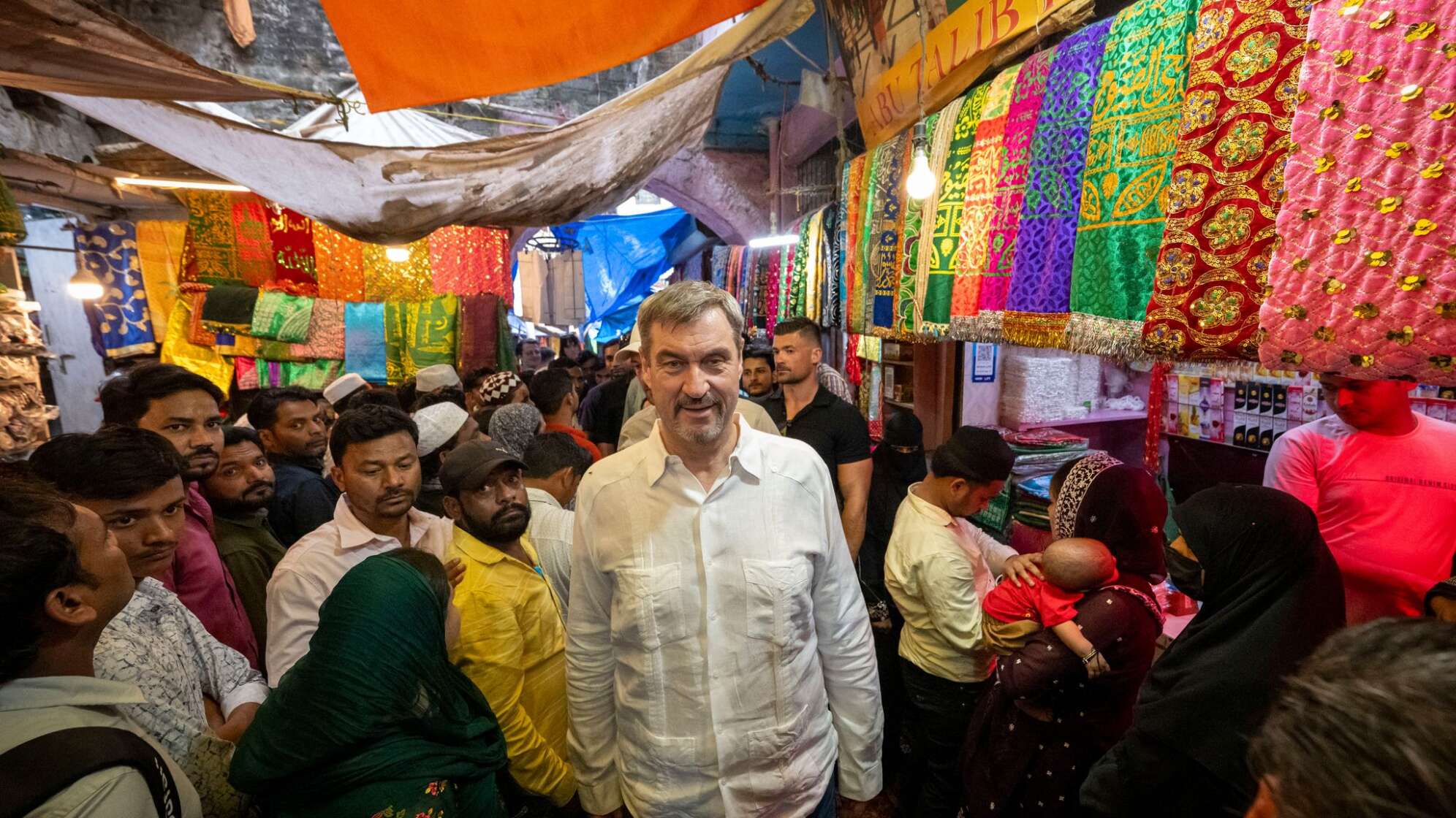 Bayerischer Ministerpräsident Söder besucht Indien