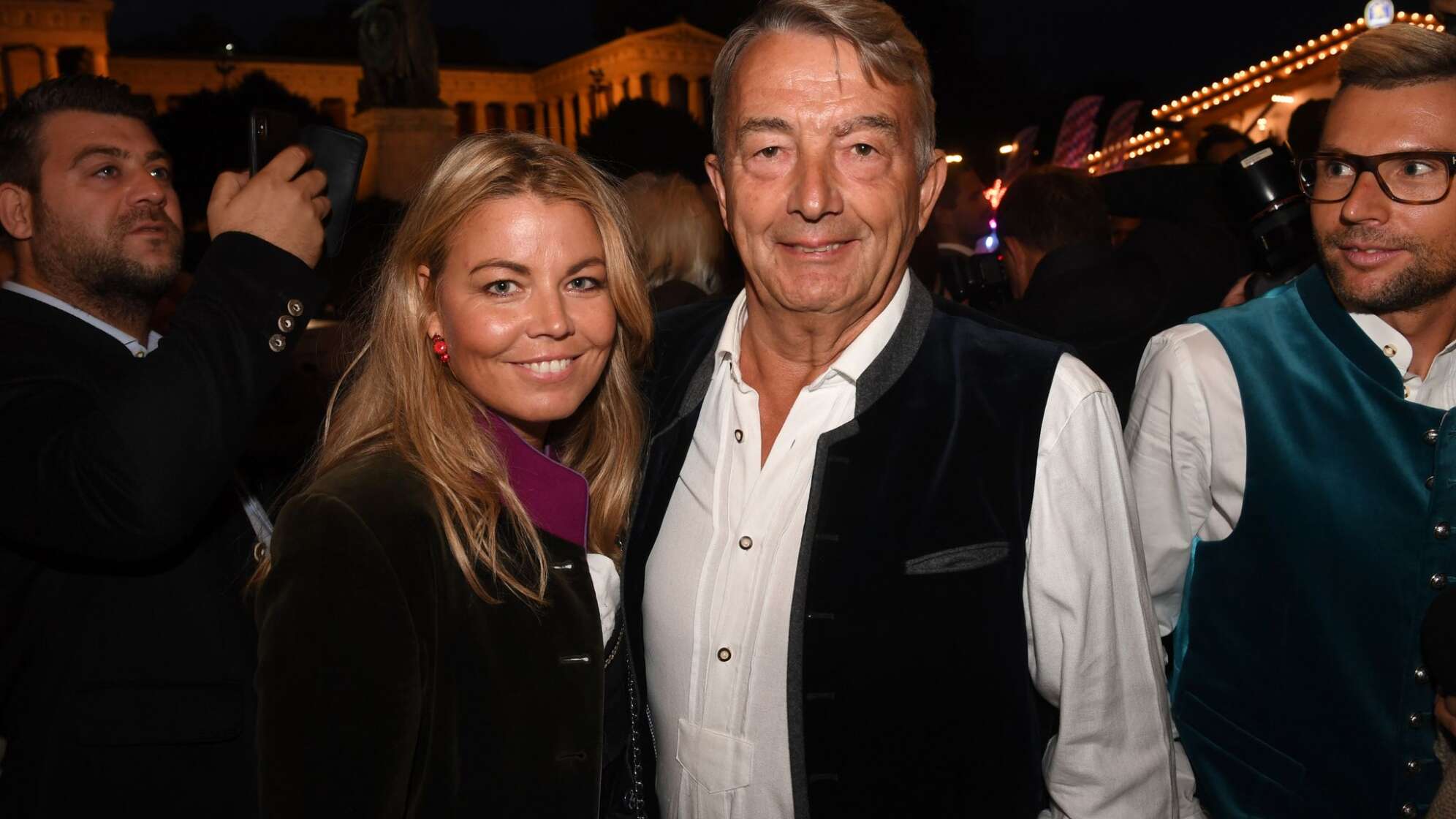 Marion Popp und Wolfgang Niersbach beim Oktoberfest 2018