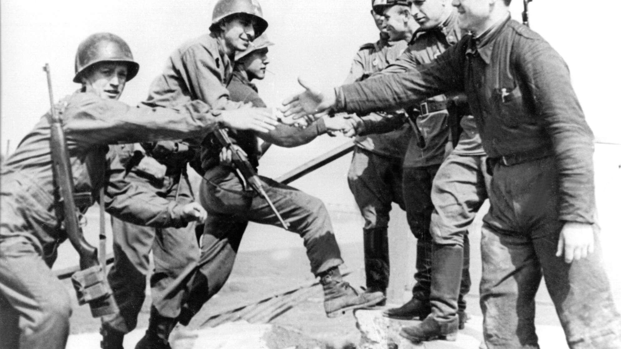 Zweiter Weltkrieg -  Treffen bei Torgau