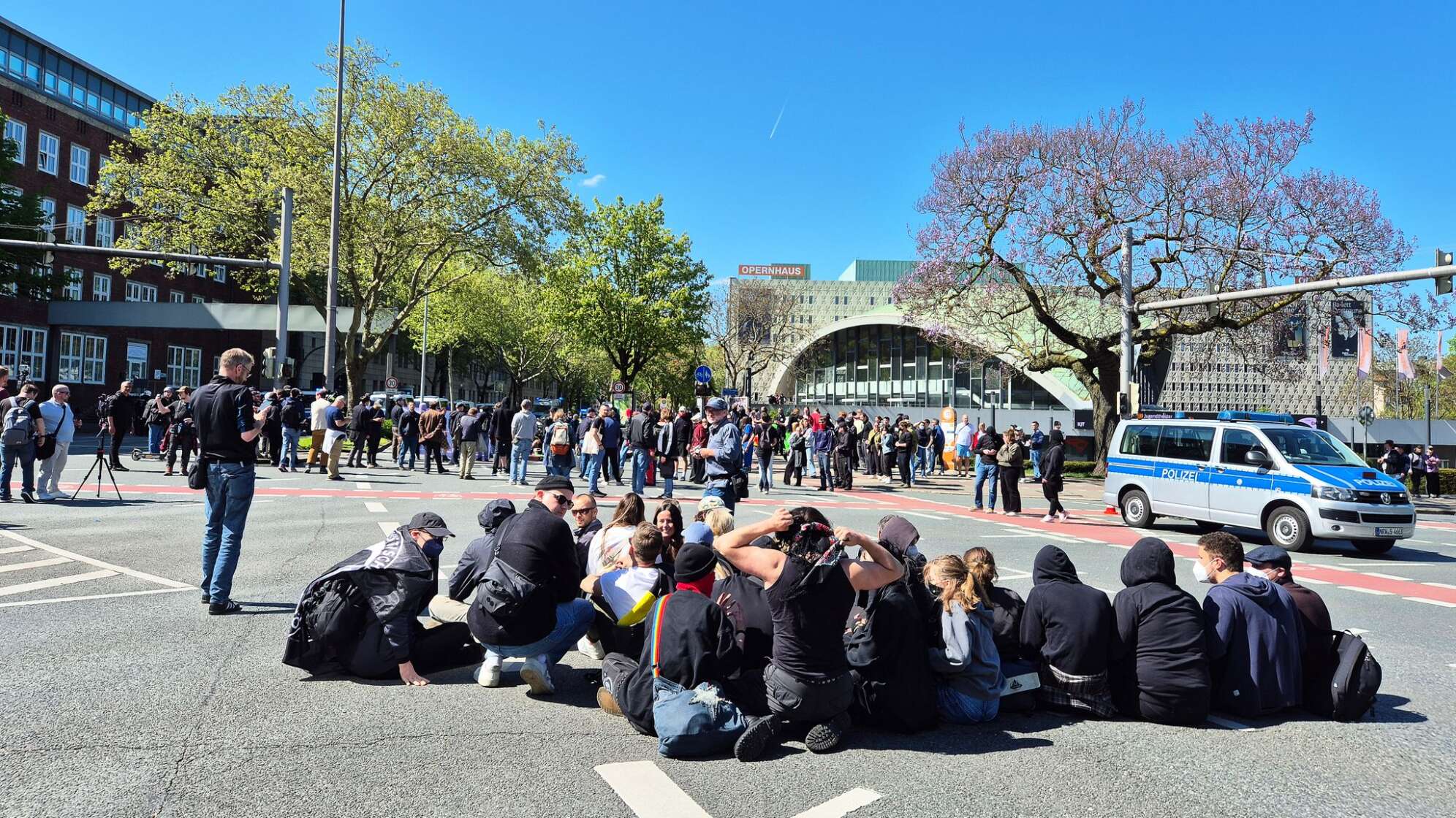 Demo «Gemeinsam für Deutschland» - Gegendemonstration