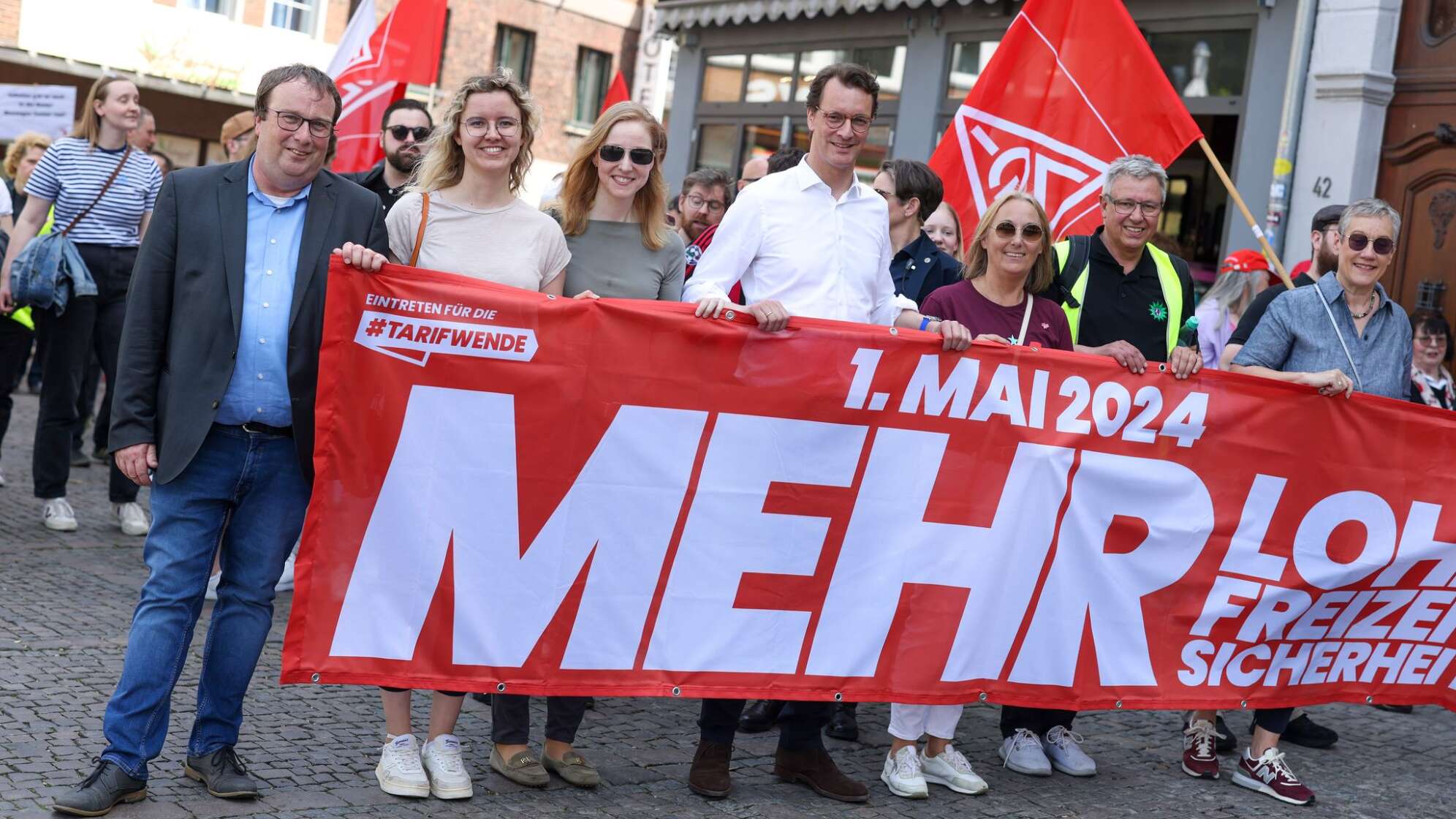 1.-Mai-Demonstrationen 2024 in Aachen