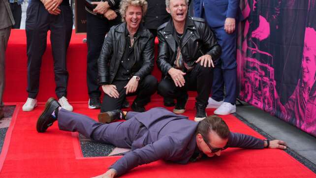 Rocker von Green Day feiern ihren Hollywood-Stern