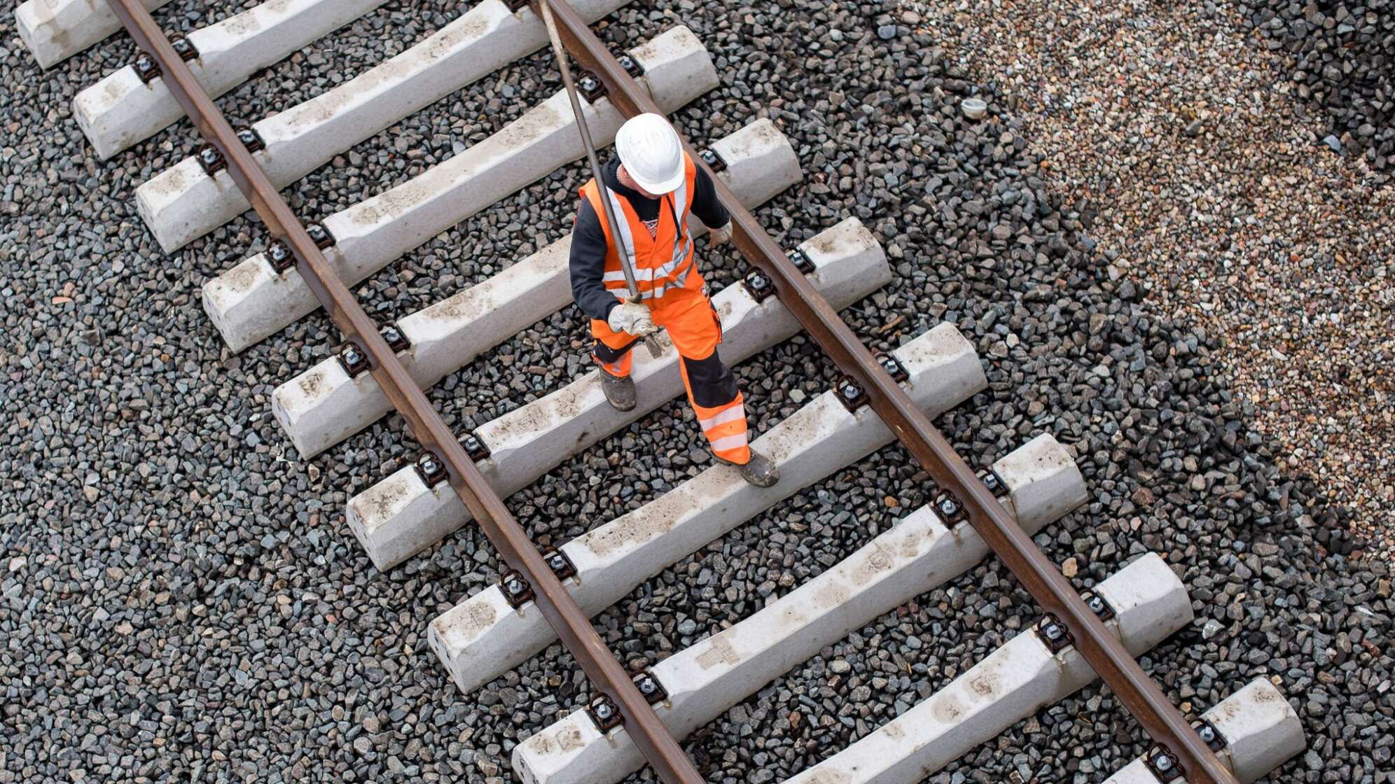 Bauarbeiten an Bahnstrecke im Sauerland