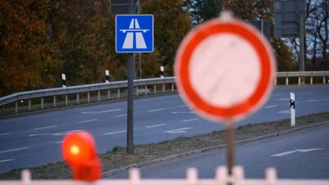 Drei Autobahnen in NRW am Wochenende gesperrt