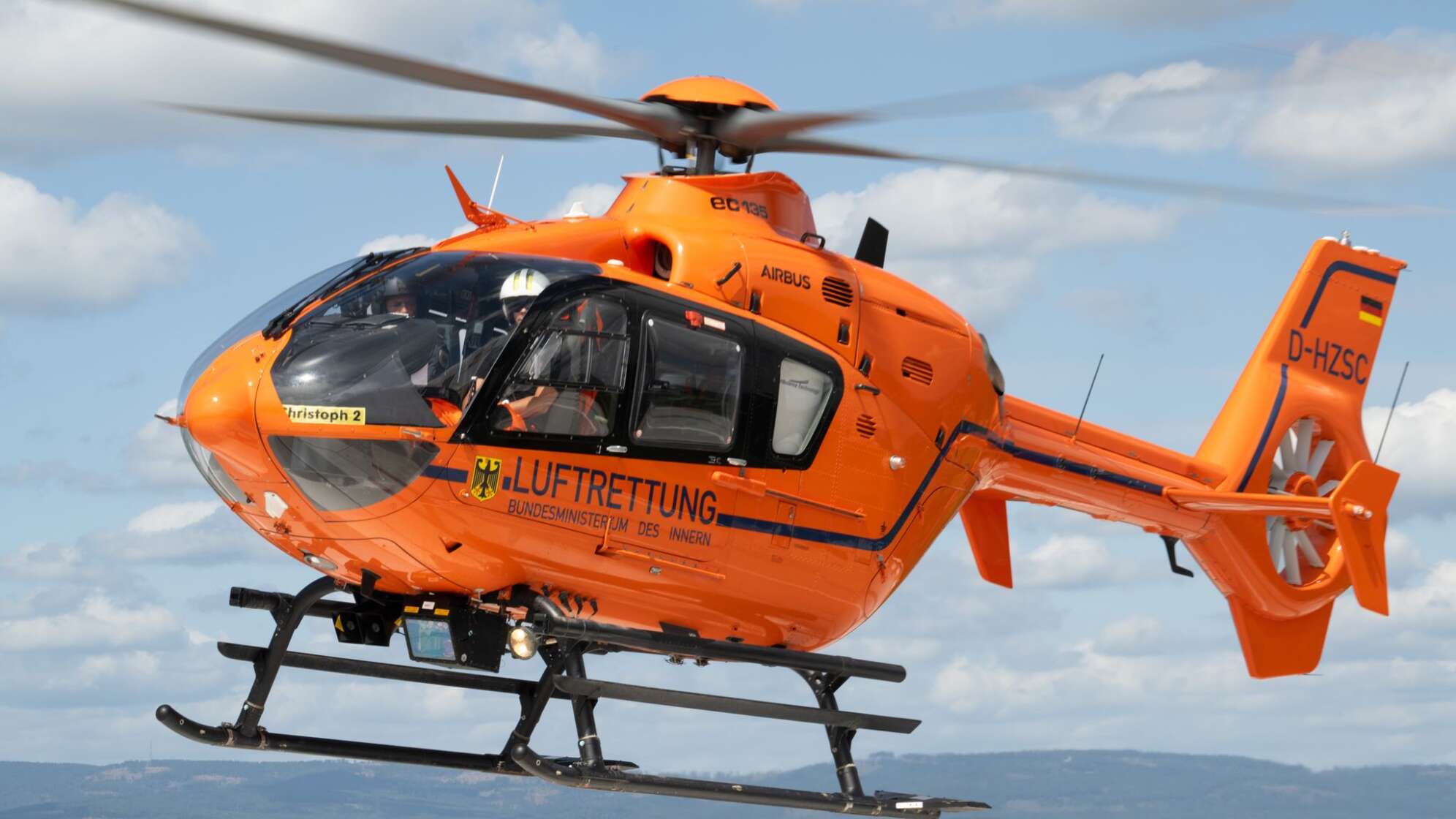 Rettungshubschrauber im Einsatz