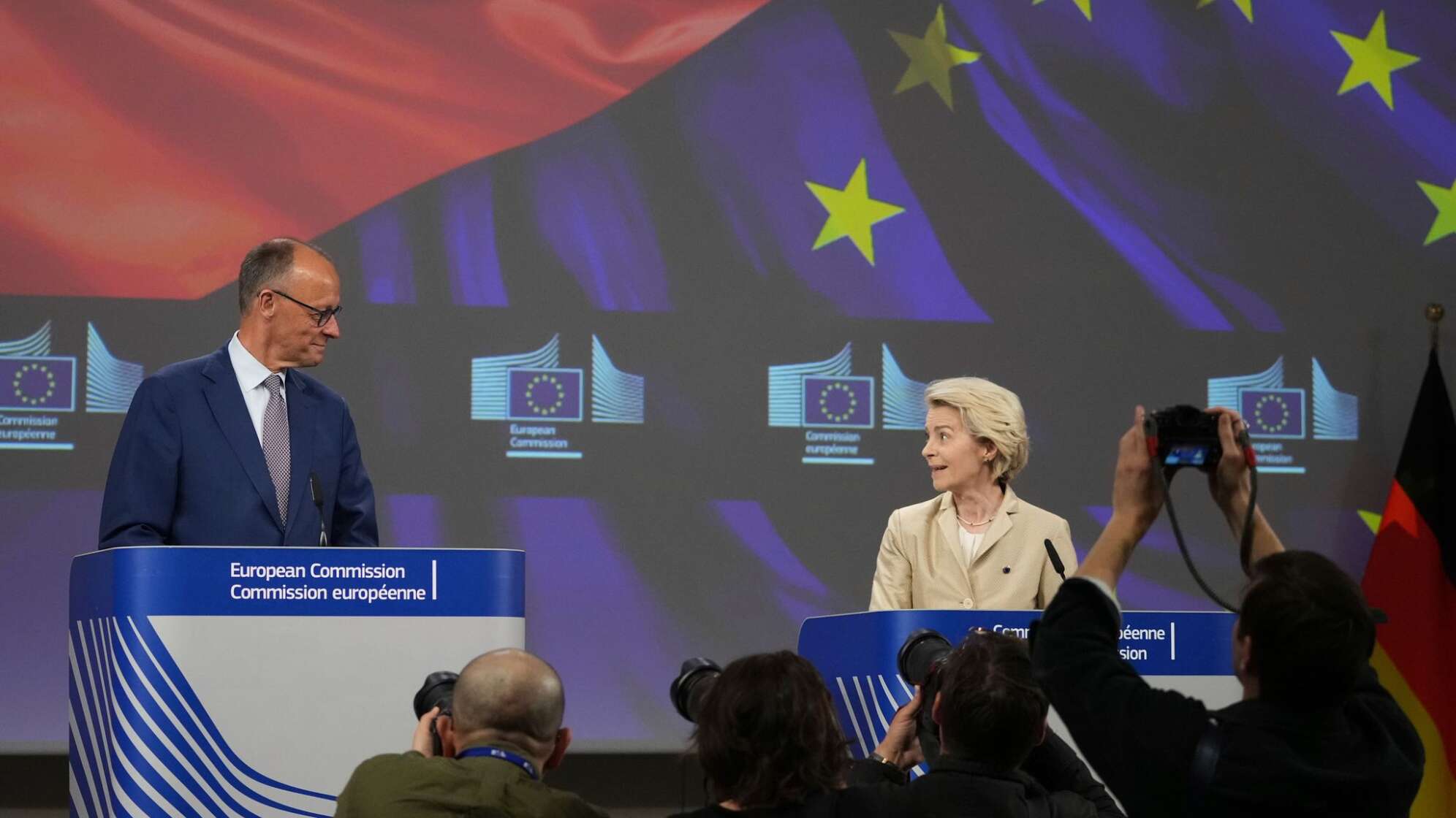 Bundeskanzler Merz Antrittsbesuch in Brüssel