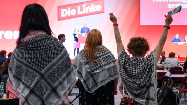 Parteitag: Nahost-Streit holt die Linke ein
