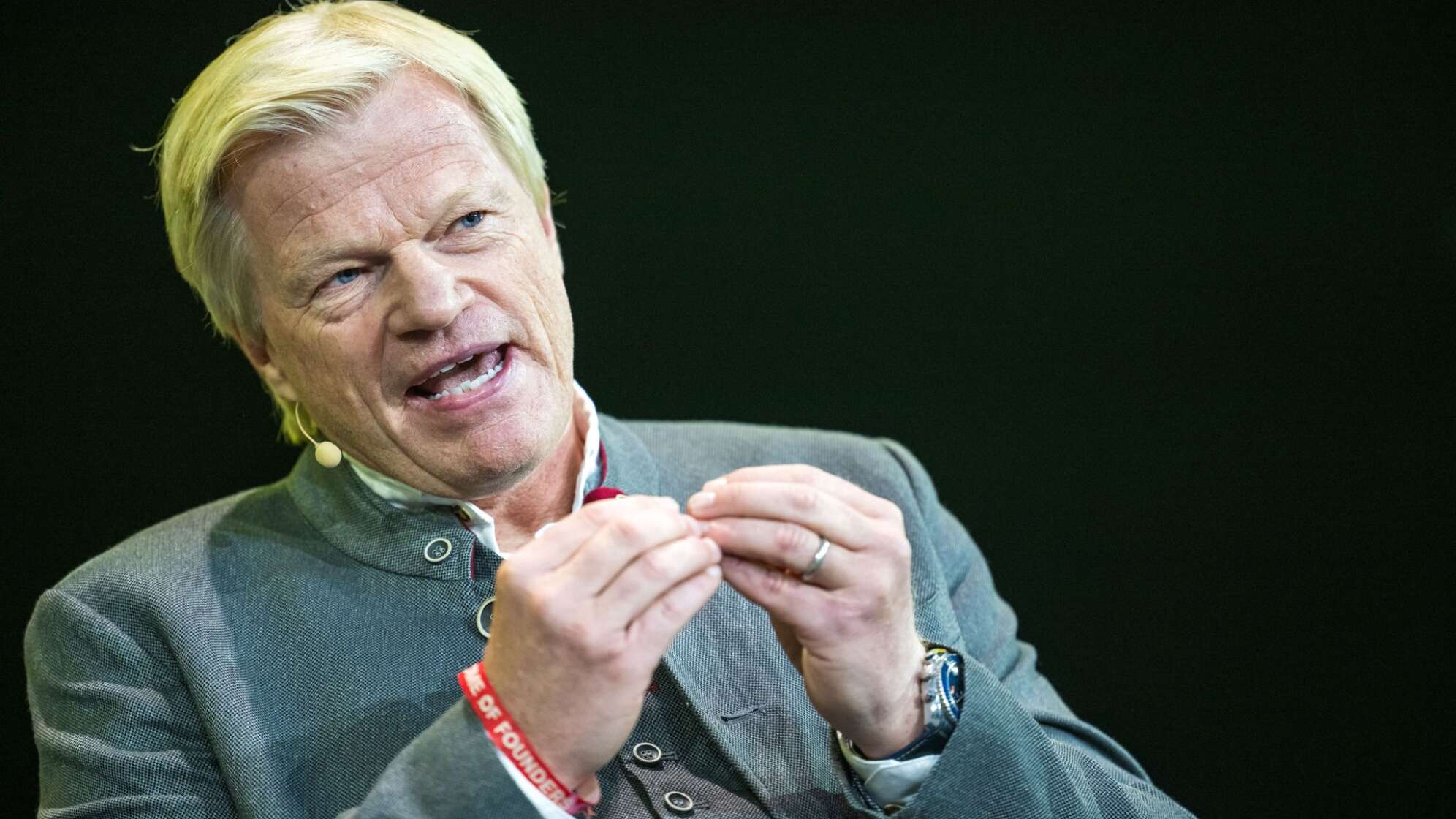 Oliver Kahn bei "Bits & Pretzels"