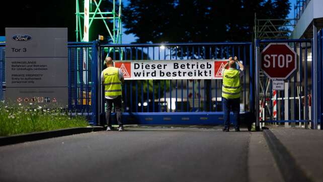 Erster Streik bei Kölner Ford-Werken