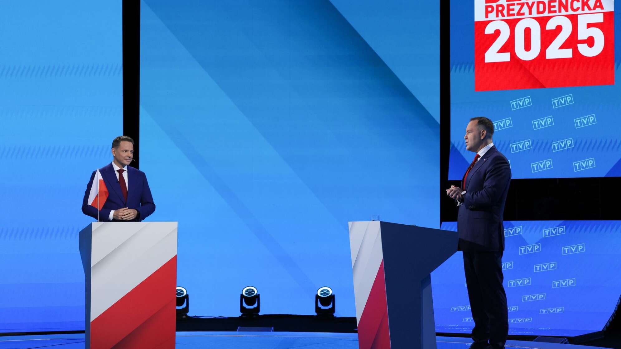 TV-Debatte der Kandidaten vor der Stichwahl in Polen