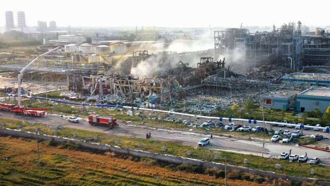 Tödliche Explosion in Chemiefabrik in China