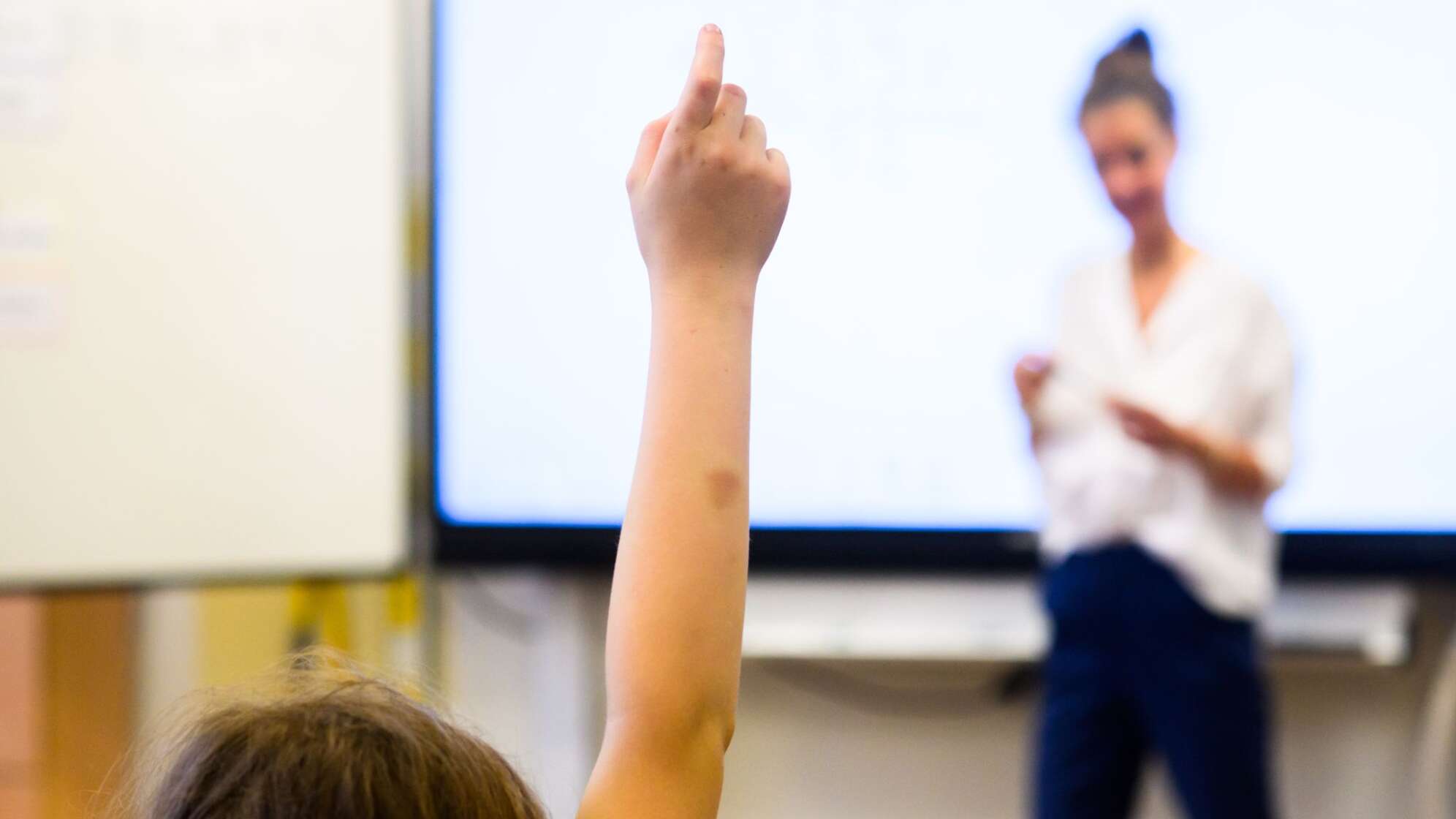 Unterricht in einem Klassenraum