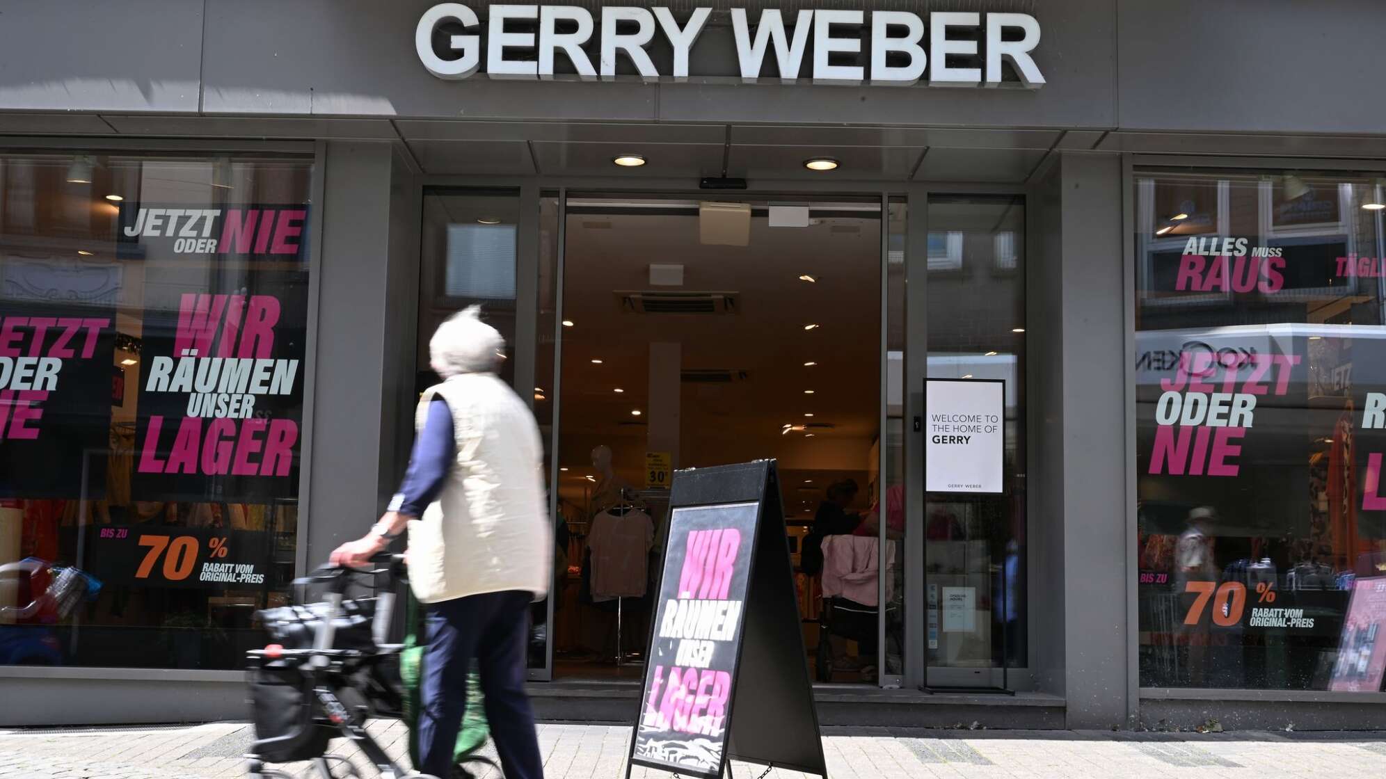 Gerry Weber schließt alle seine Geschäfte
