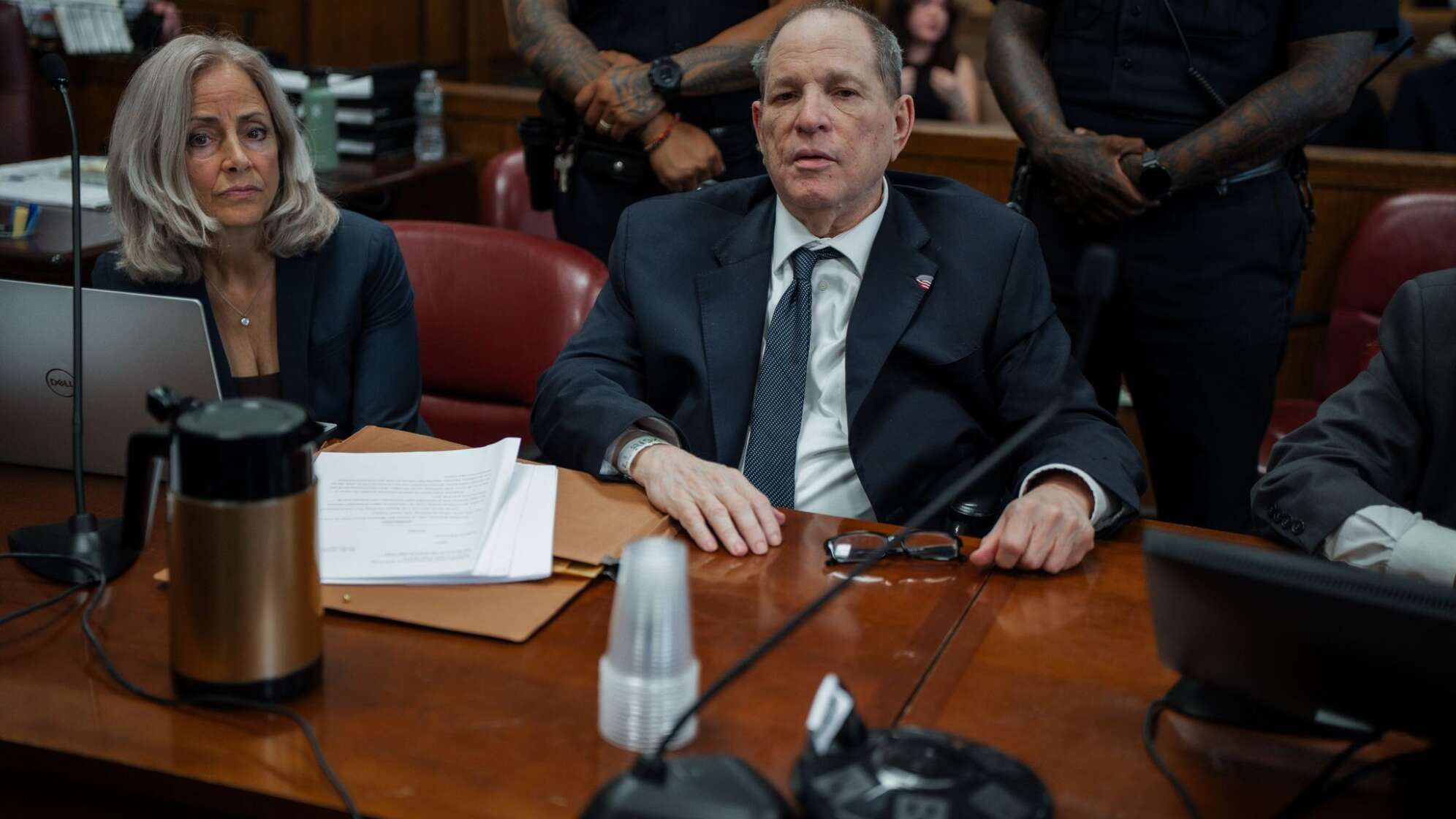Harvey Weinstein bei Wiederaufnahmeverfahren