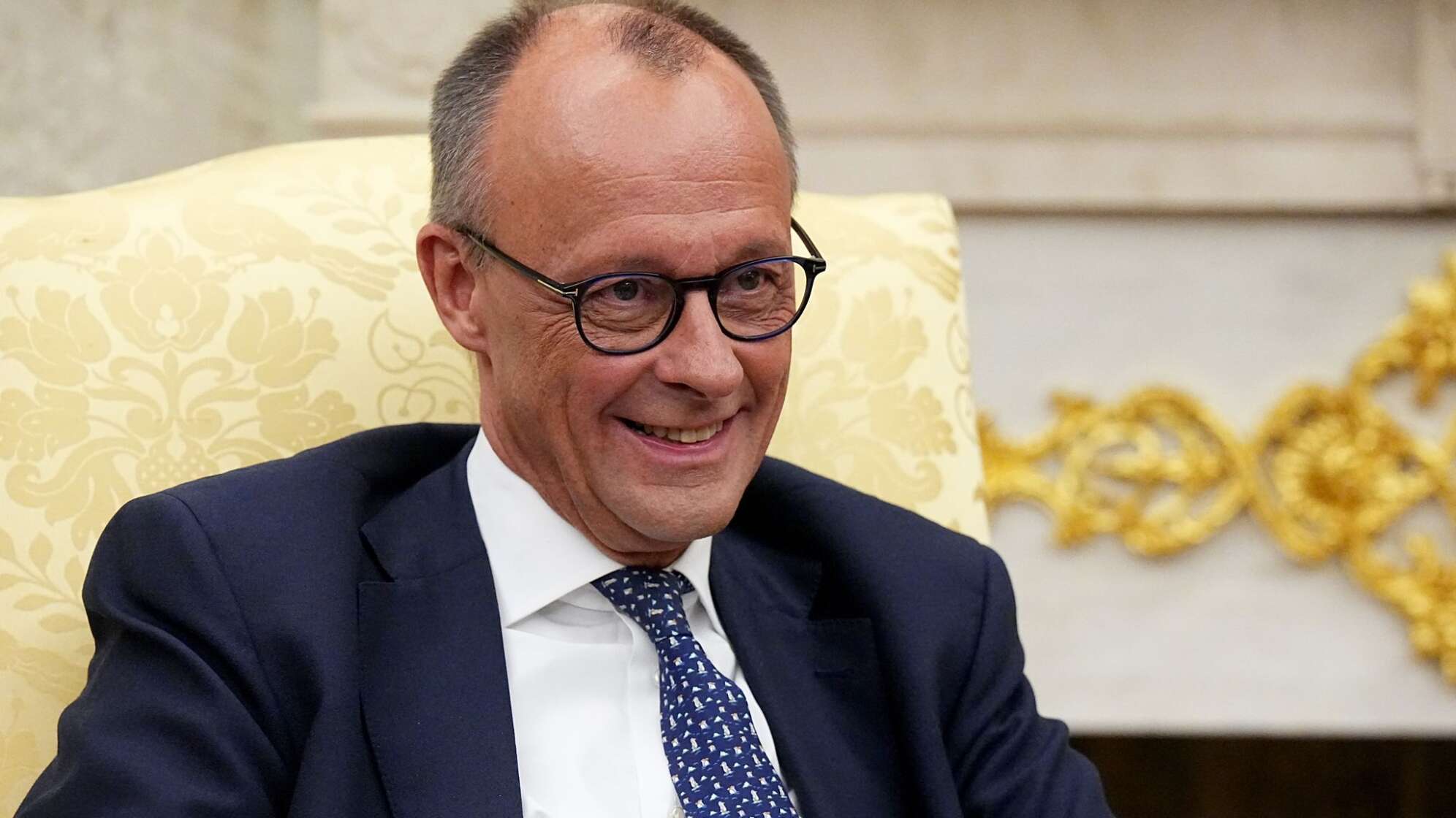 US-Präsident Trump empfängt Bundeskanzler Merz