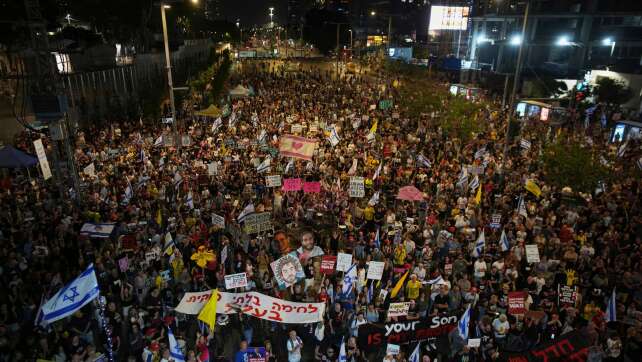 Demonstranten in Israel fordern Ende des Gaza-Kriegs