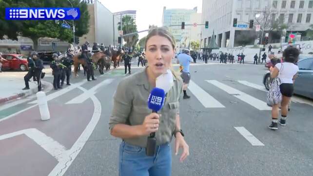 Journalistin in USA bei Live-Schalte von Geschoss getroffen