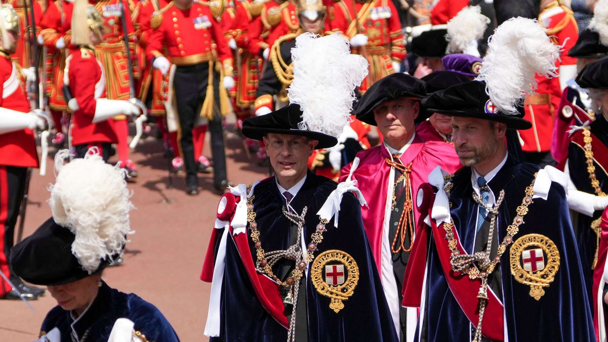 Zeremonie und Gottesdienst zu Ehren des «Order of the Garter»