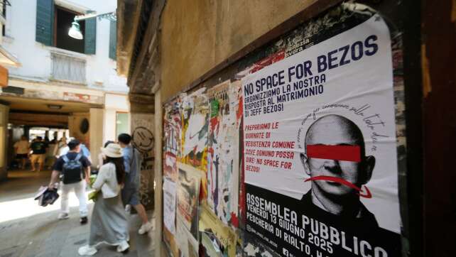 «Kein Raum für Bezos» - Venedig streitet über Promi-Hochzeit