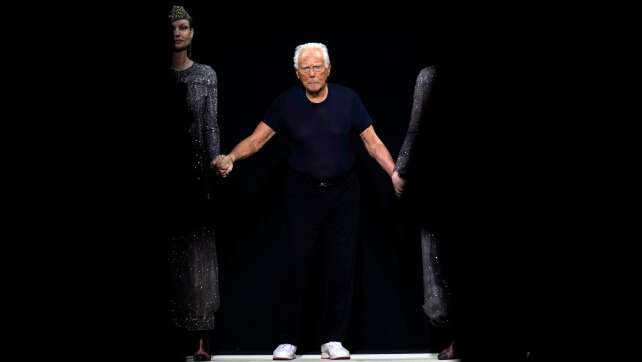 Sorge um Armani: Modemacher sagt Auftritte ab