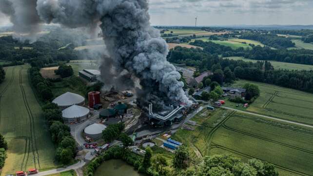Brand in Kartoffelbetrieb in Gütersloh - ein Verletzter