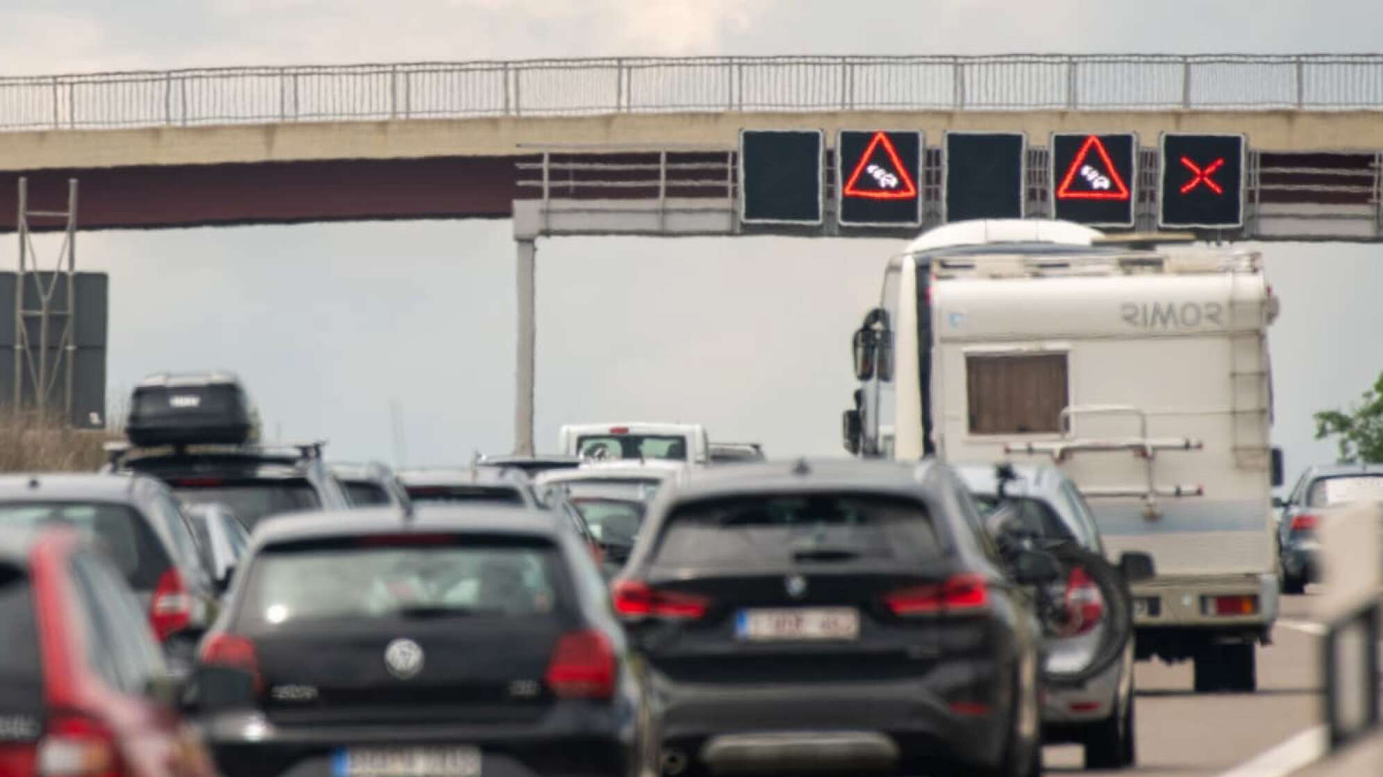 Autos auf der Autobahn