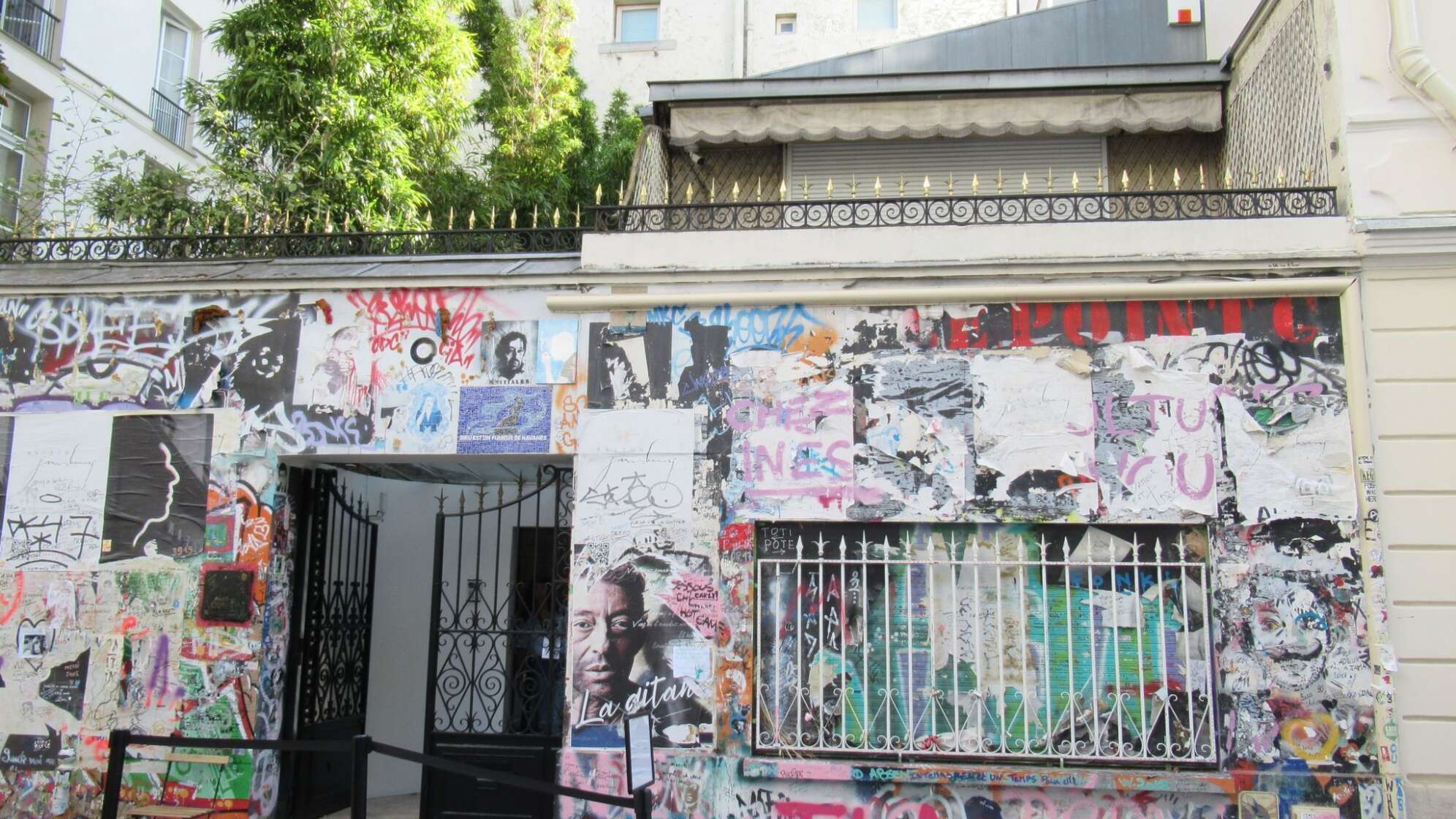 Wohnsitz von Serge Gainsbourg für Besucher geöffnet