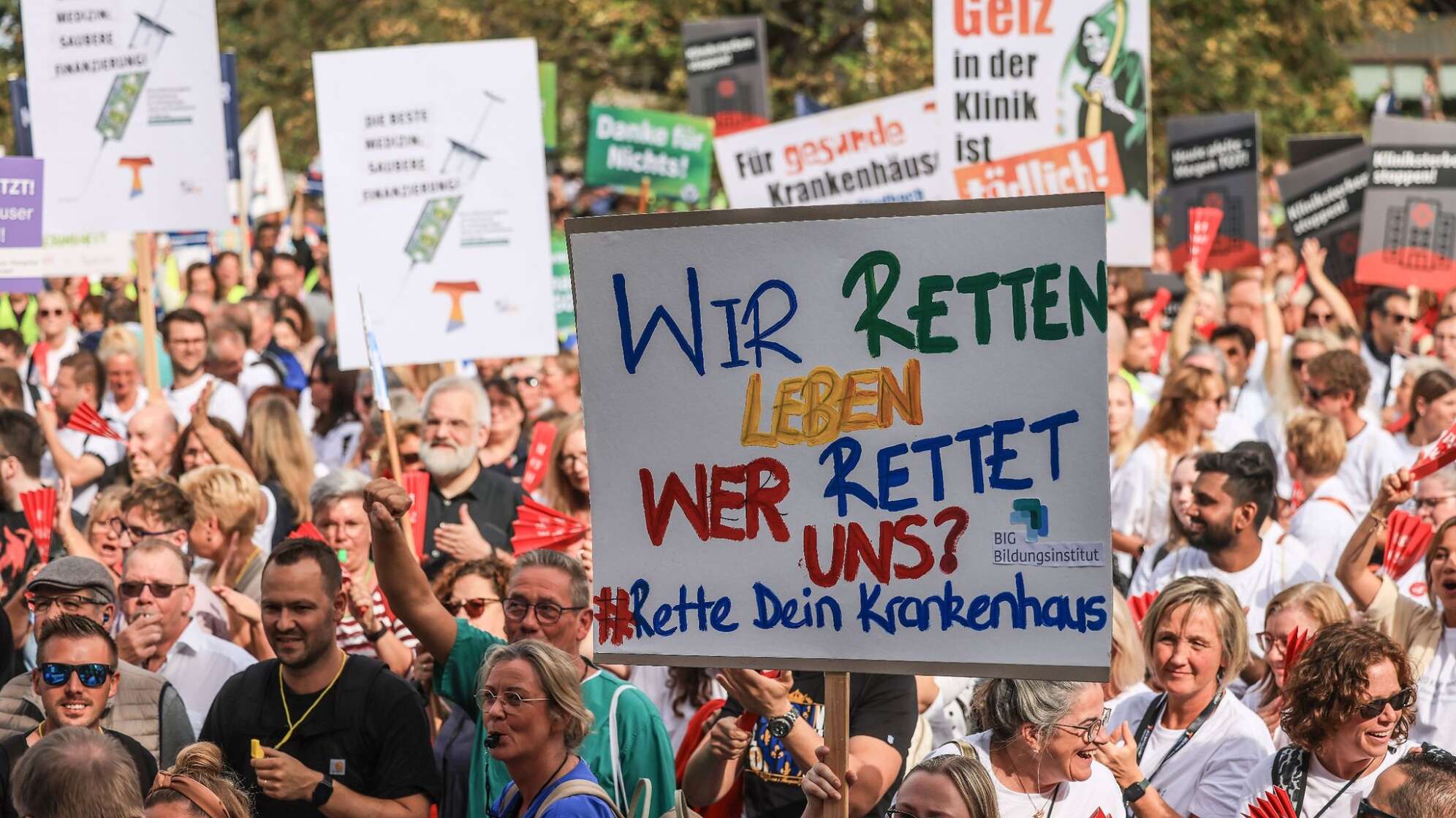 Bundesweiter Protesttag Krankenhausgesellschaft
