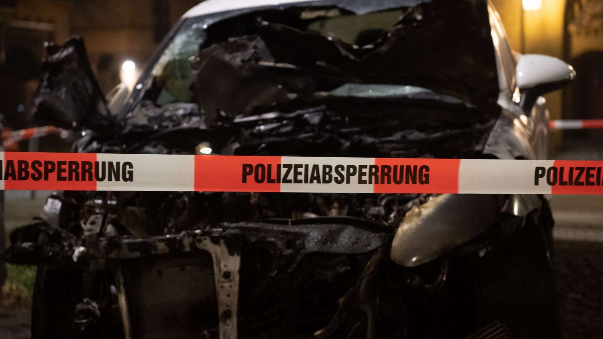 Ausgebranntes Auto