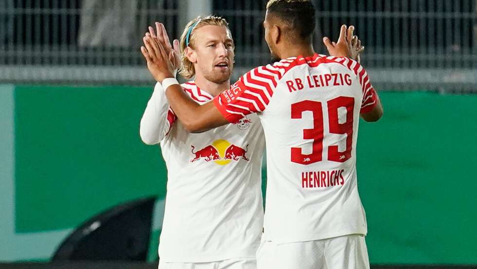 Vor Bayern-Duell: Leipzig müht sich in zweite Pokalrunde