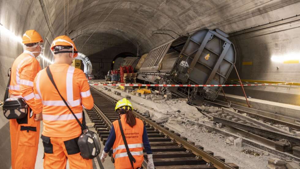 Erste Personenzüge können wieder durch den Gotthard-Tunnel