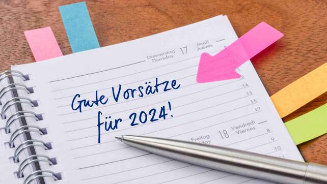 Die häufigsten guten Vorsätze: Was sich die Deutschen 2024 vornehmen