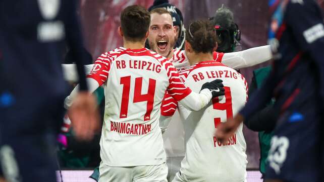Leipzig mit Mühe auf Platz vier - Stuttgart weiter Dritter