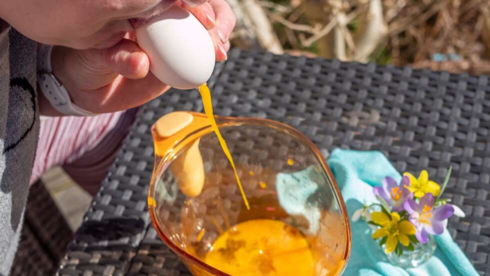 Gesundheitsrisiko: Warum ihr Eier nicht mit dem Mund ausblasen solltet
