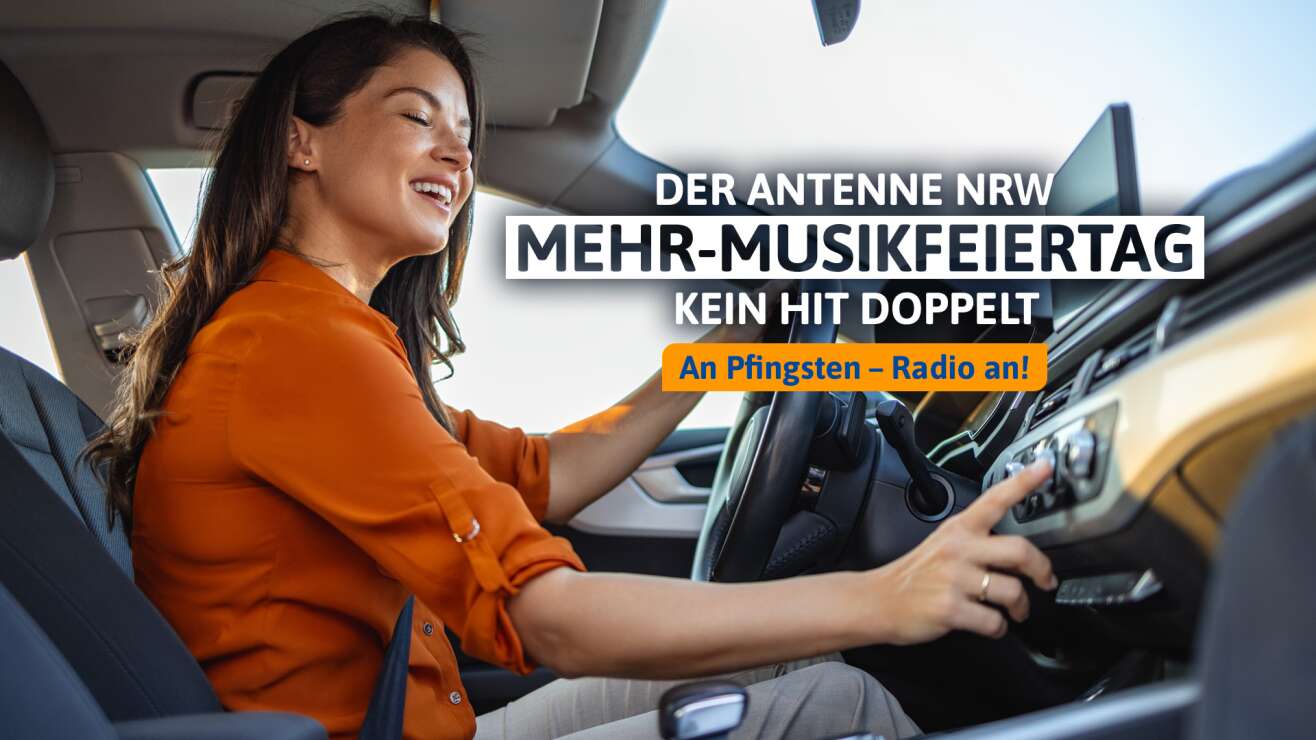 Die ANTENNE NRW Mehr-Musikfeiertage! Die besten Hits aller Zeiten – garantiert kein Hit doppelt.